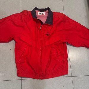 Vintage Head sports wear windbreaker red medium
